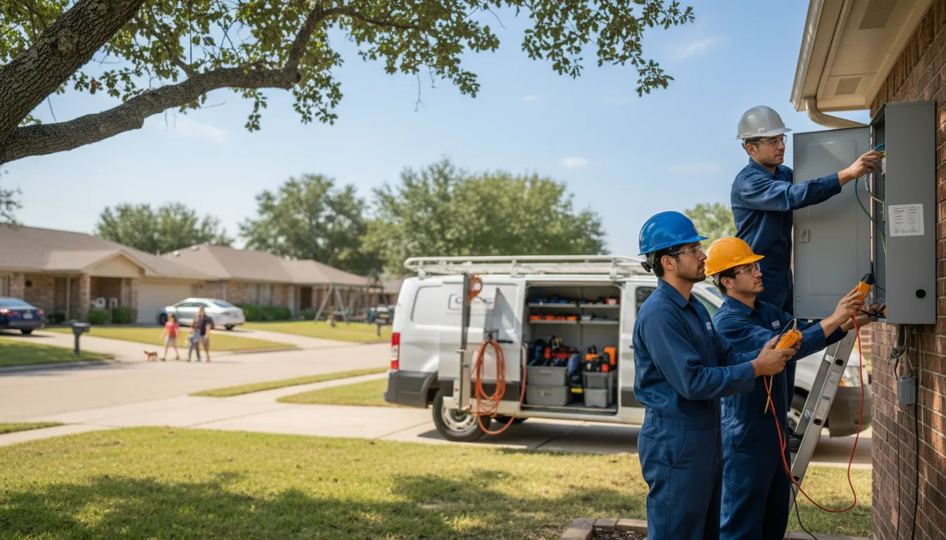 Certified electrician providing emergency electrical services in State Farm, VA